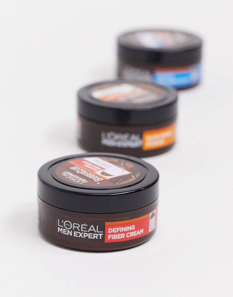 商品L'Oreal Paris|L'Oreal Men Expert Barber Club Defining Hair Fiber Cream 75ml,价格¥58,第4张图片详细描述