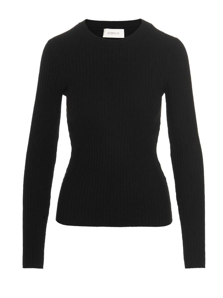 商品Max Mara|Sportmax Crewneck Long-Sleeved Jumper,价格¥867,第1张图片