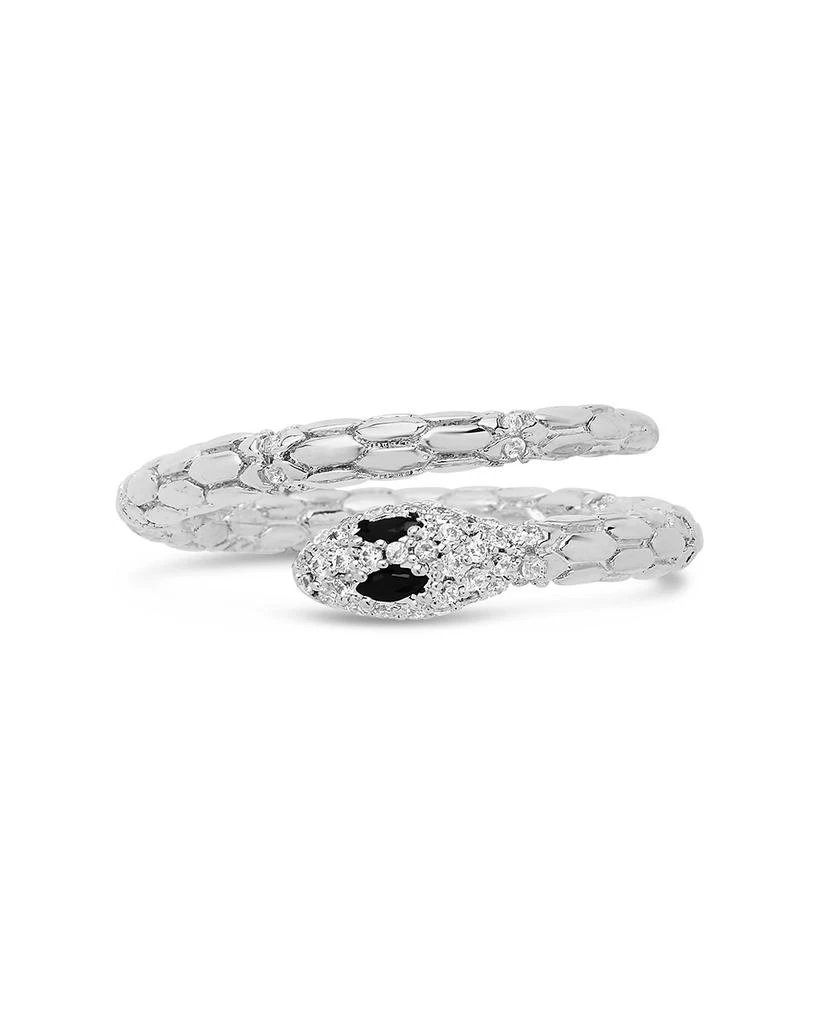 商品Sterling Forever|Open Textured Snake Ring,价格¥223,第3张图片详细描述