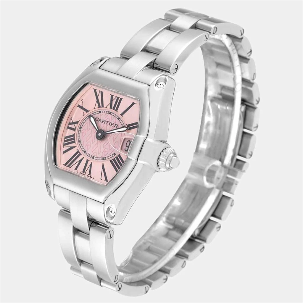 商品[二手商品] Cartier|Cartier Roadster Pink Ribbon Breast Cancer Awareness LE Ladies Watch W62043V3 36 x 30 mm,价格¥36755,第4张图片详细描述