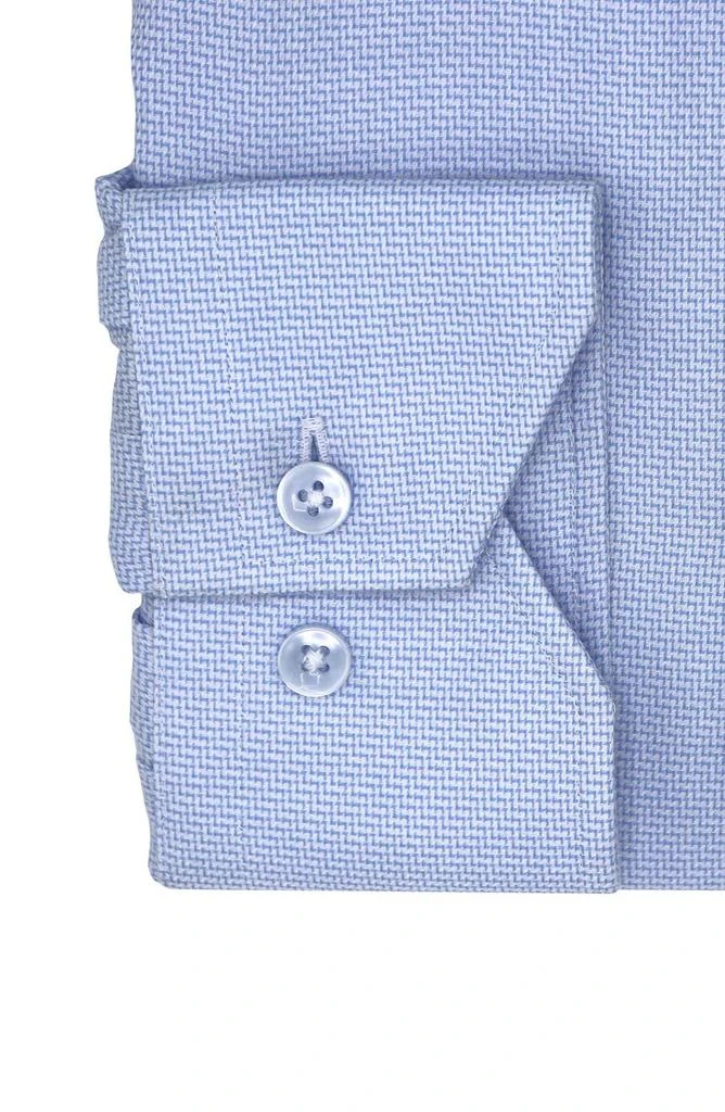 商品Lorenzo Uomo|Trim Fit Zig Zag Textured Dress Shirt,价格¥414,第2张图片详细描述