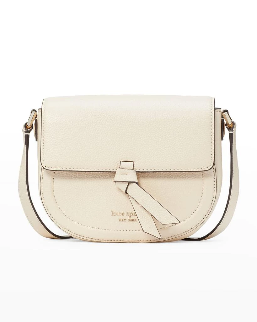 商品Kate Spade|knott medium leather saddle bag,价格¥1330,第1张图片