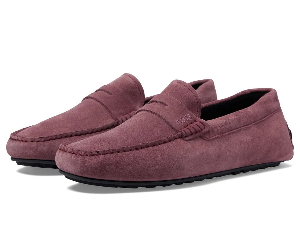 商品Hugo Boss|Noel Suede Penny Loafer Moccasins,价格¥1165,第1张图片