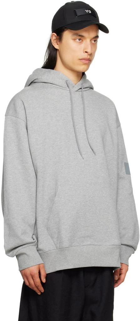 商品Y-3|Gray Loose Hoodie,价格¥662,第2张图片详细描述