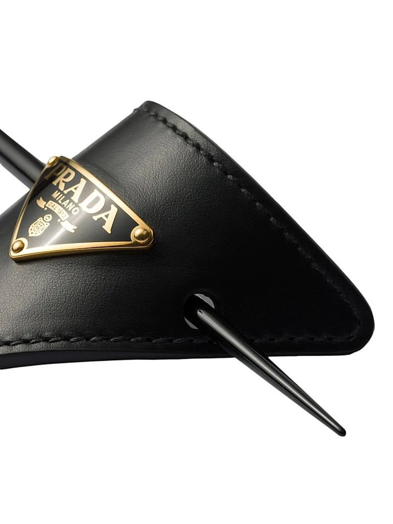 商品Prada|Leather Hair Clip,价格¥4108,第2张图片详细描述