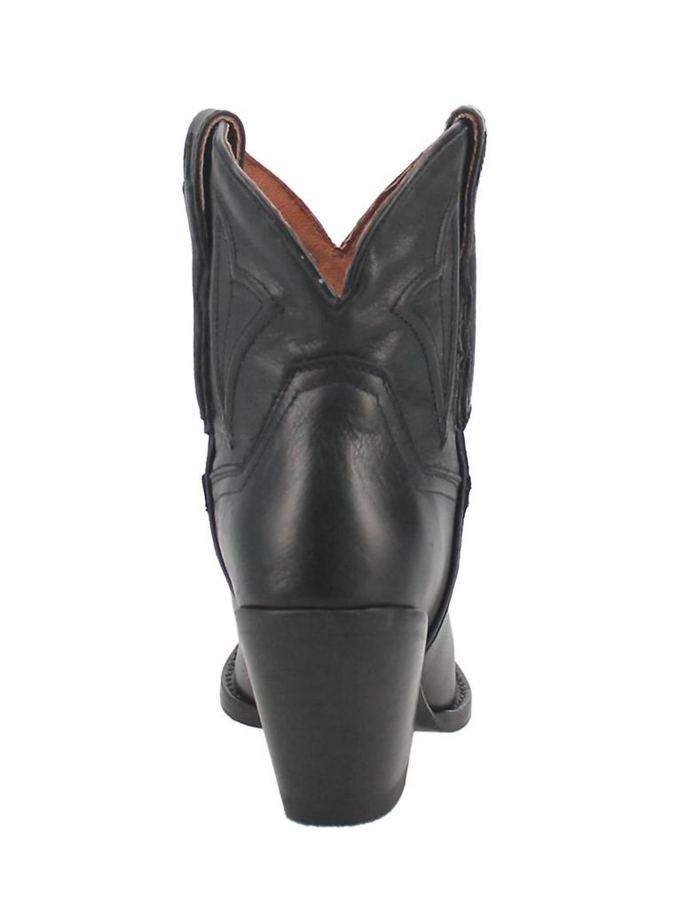 Myla Western Booties - Medium Width In Black商品第5张图片规格展示