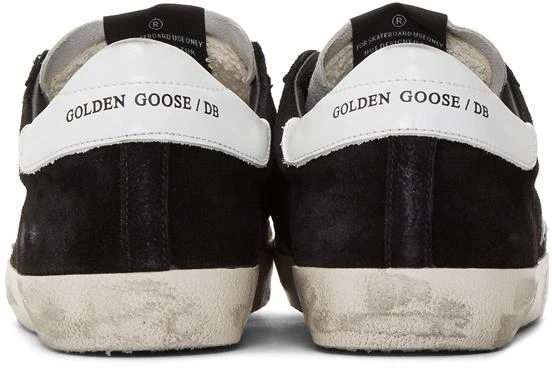 商品Golden Goose|Black & Grey Suede Superstar Sneakers,价格¥3609,第4张图片详细描述