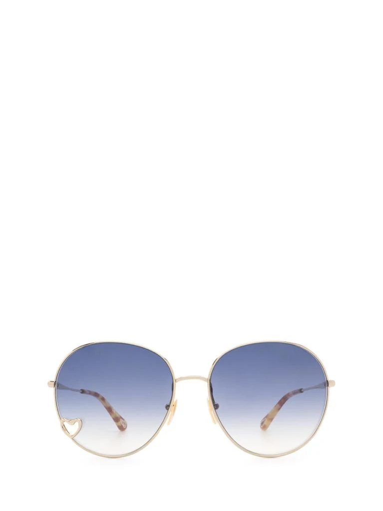 商品Chloé|Chloé CH0027S gold female sunglasses,价格¥2076,第1张图片