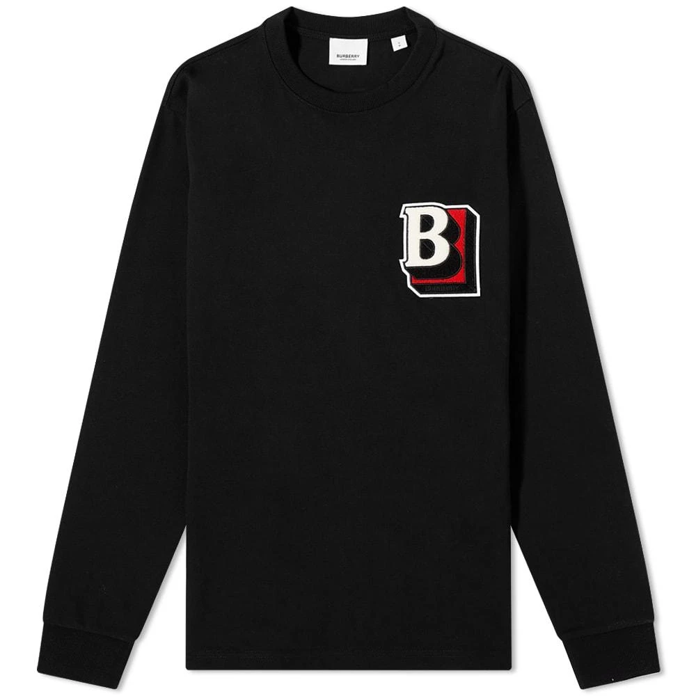 商品Burberry|Burberry Long Sleeve Elliott B Top,价格¥4697,第1张图片