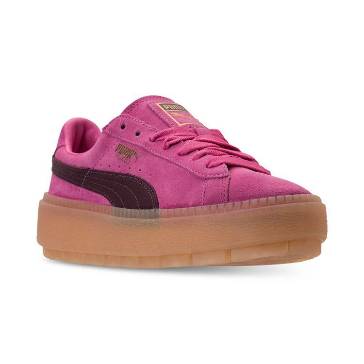 商品Puma|Women's Suede Platform Rugged Casual Sneakers from Finish Line,价格¥333,第1张图片