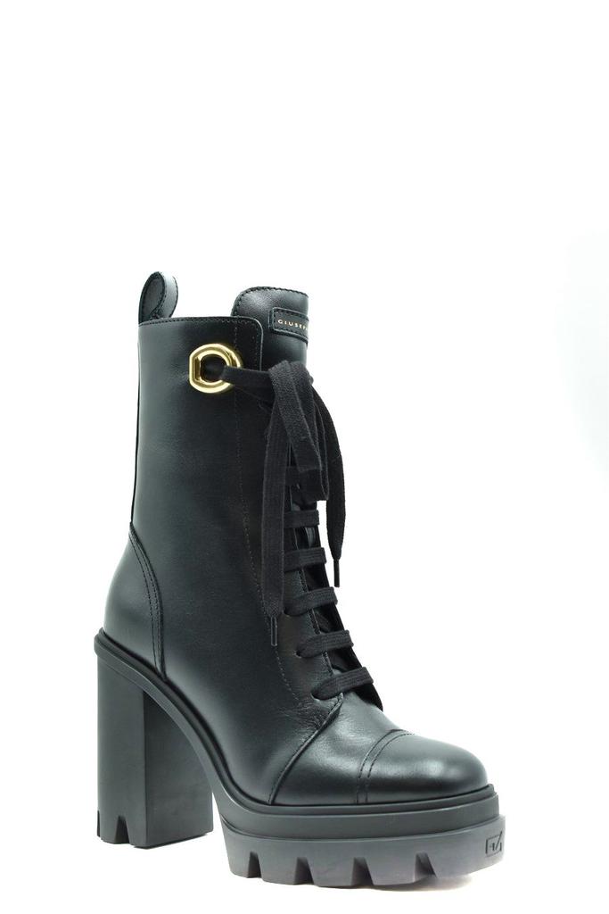 Giuseppe Zanotti Design Women's  Black Other Materials Boots商品第2张图片规格展示