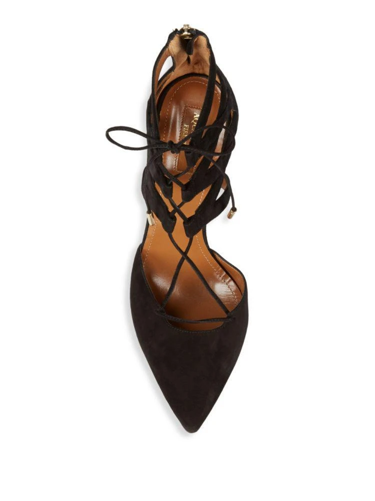 商品Aquazzura|Belgravia Suede Pumps,价格¥2057,第4张图片详细描述
