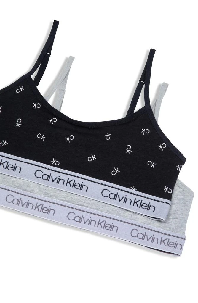 商品Calvin Klein|Monogram Pullover Bralettes - Pack of 2,价格¥34,第3张图片详细描述