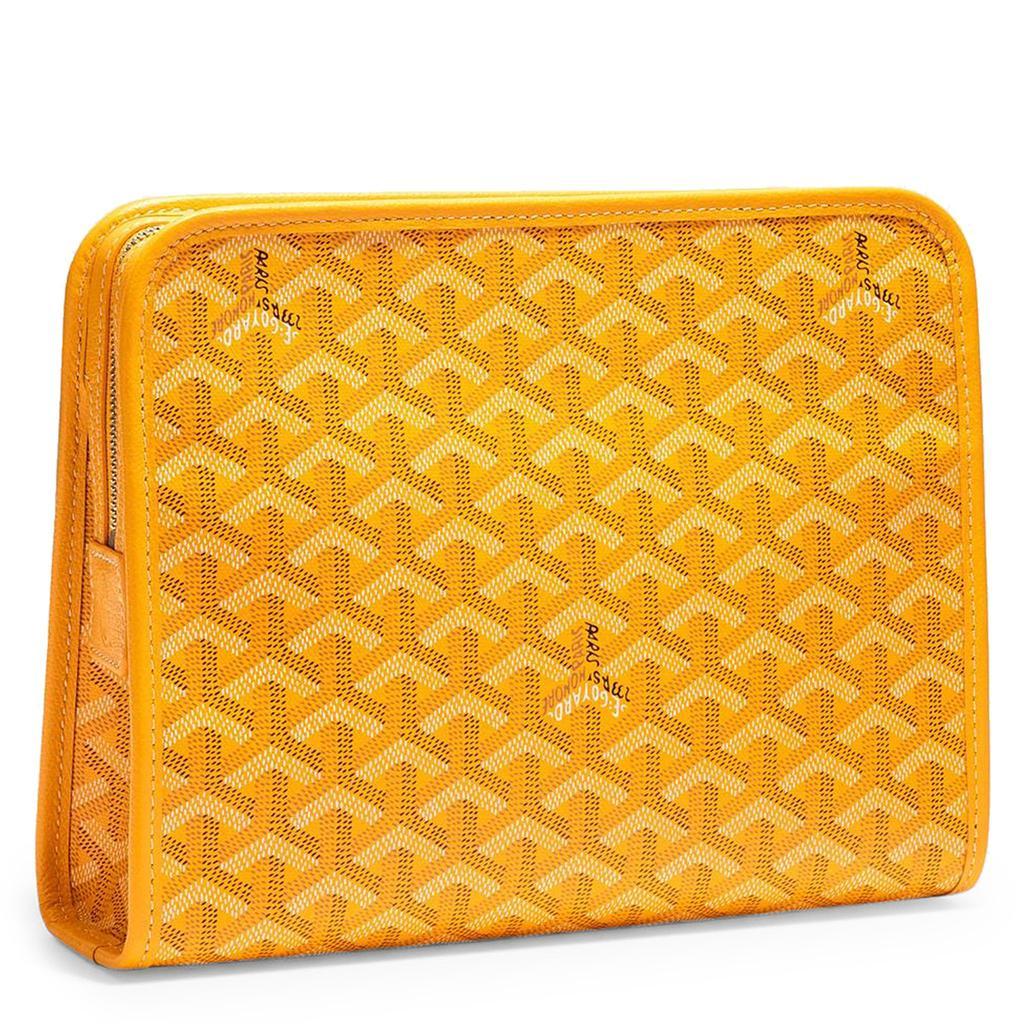 商品Goyard|Goyard Jouvence MM Yellow Washbag,价格¥11760,第4张图片详细描述