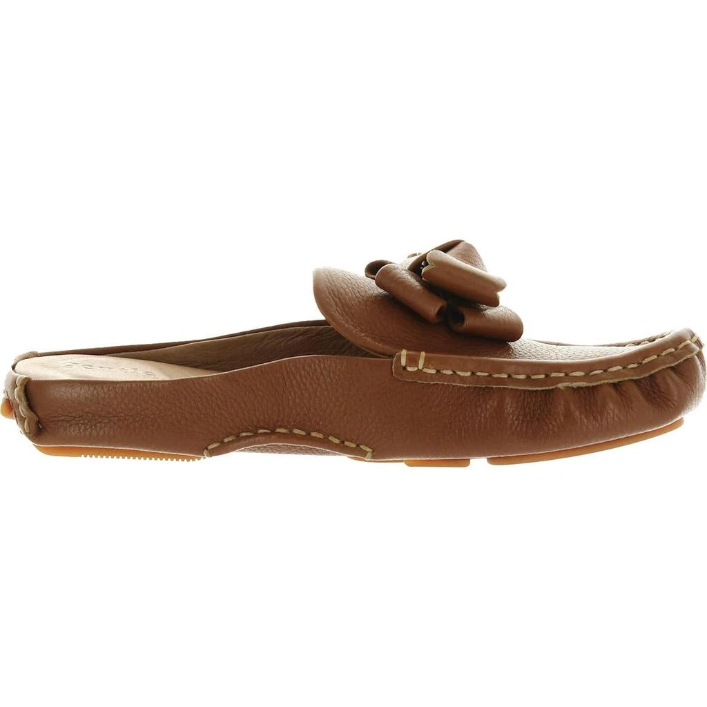 商品Gentle Souls|Gentle Souls by Kenneth Cole Womens Mina Bow Driver Mule Water Repellent Loafers,价格¥132,第3张图片详细描述