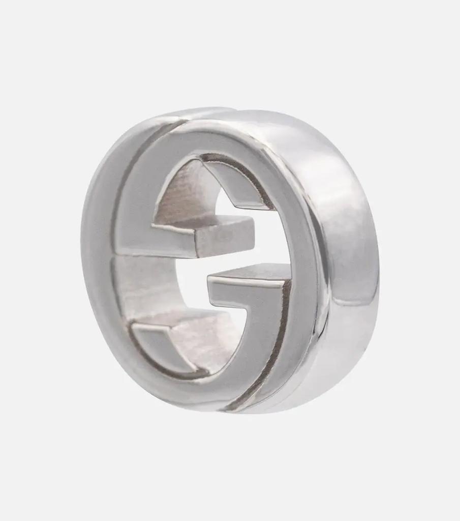 商品Gucci|Interlocking G sterling silver earrings,价格¥1861,第6张图片详细描述