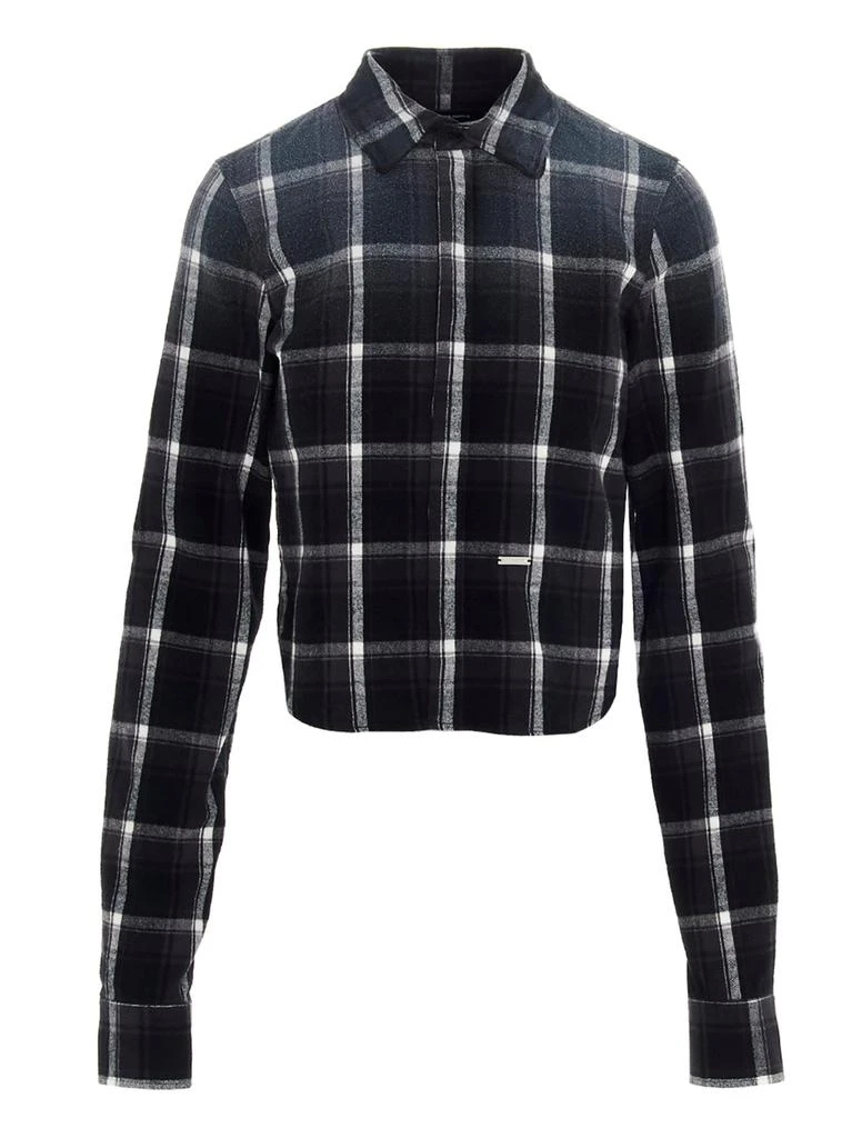 商品DSQUARED2|All over check flannel shirt,价格¥1442,第1张图片