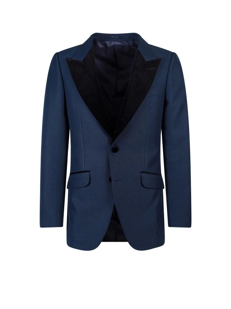 商品Gucci|Gucci Single-Breasted Tailored Suit Jacket,价格¥10554,第1张图片