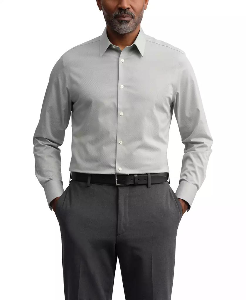 Camisa social de homem refinada cinzenta, corte slim, com botões FTS52 image 2