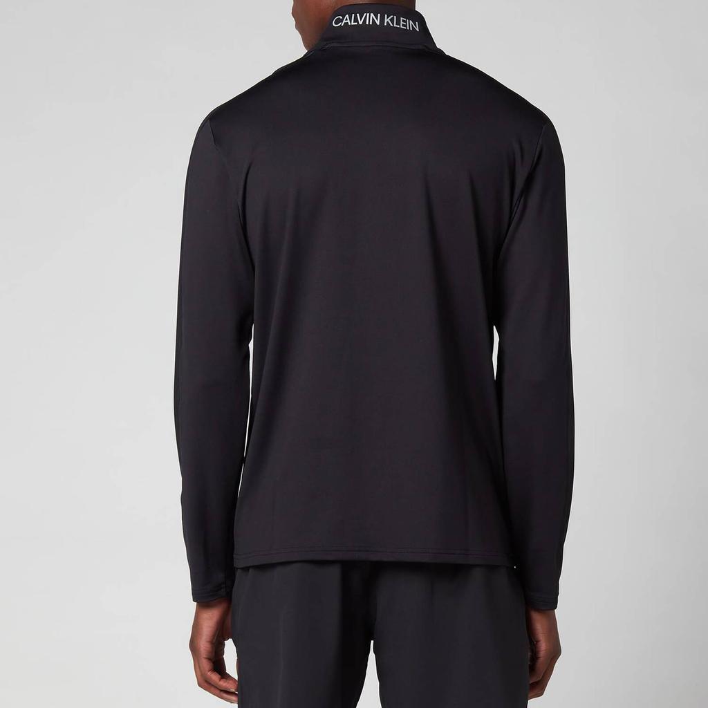 商品Calvin Klein|Calvin Klein Performance Men's Half-Zip Top - Black,价格¥345,第4张图片详细描述