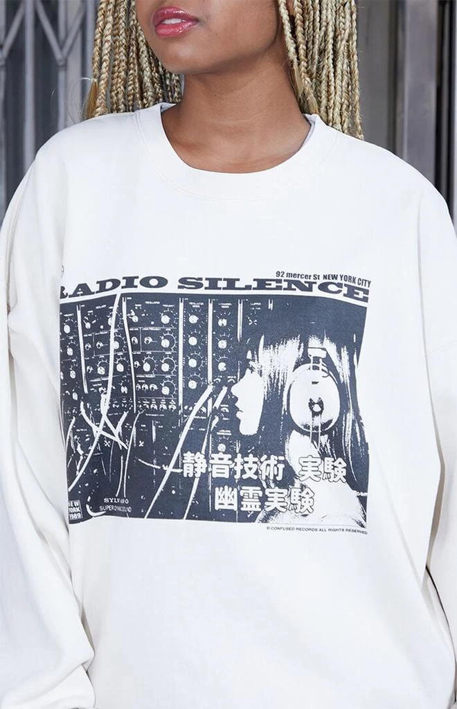 商品John Galt|Christy Radio Silence Crew Neck Sweatshirt,价格¥372,第1张图片