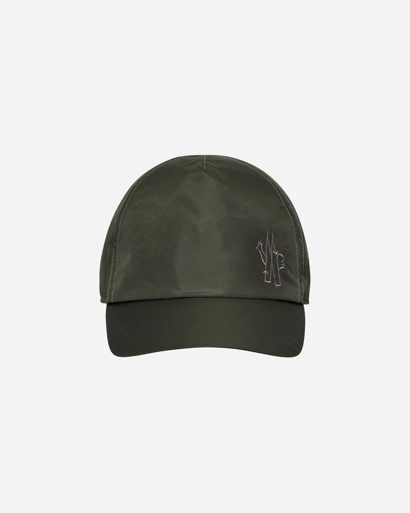 商品Moncler|Born To Protect Embroidered Logo Baseball Cap Green,价格¥3777,第2张图片详细描述