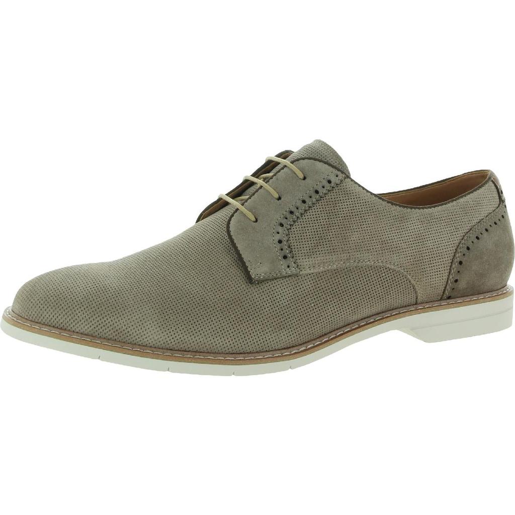 Steve Madden Mens Neiko Suede Contrast Trim Derby Shoes商品第1张图片规格展示