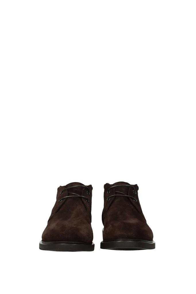 商品Salvatore Ferragamo|Lace up and Monkstrap rare Suede Brown Chocolate,价格¥2011,第3张图片详细描述