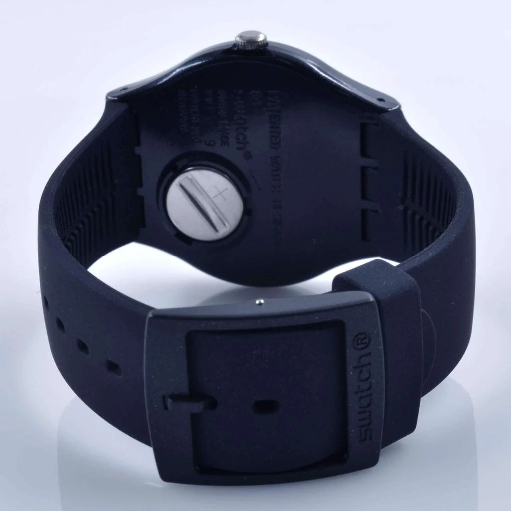 商品Swatch|Swatch Men's Watch - Worldhood Naitbayang Swiss Quartz Dark Blue Dial Strap | SUON136,价格¥606,第3张图片详细描述