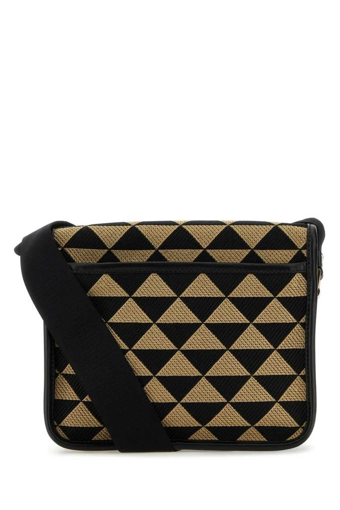 商品Prada|Prada Symbole Embroidered Foldover Top Messenger Bag,价格¥16325,第2张图片详细描述