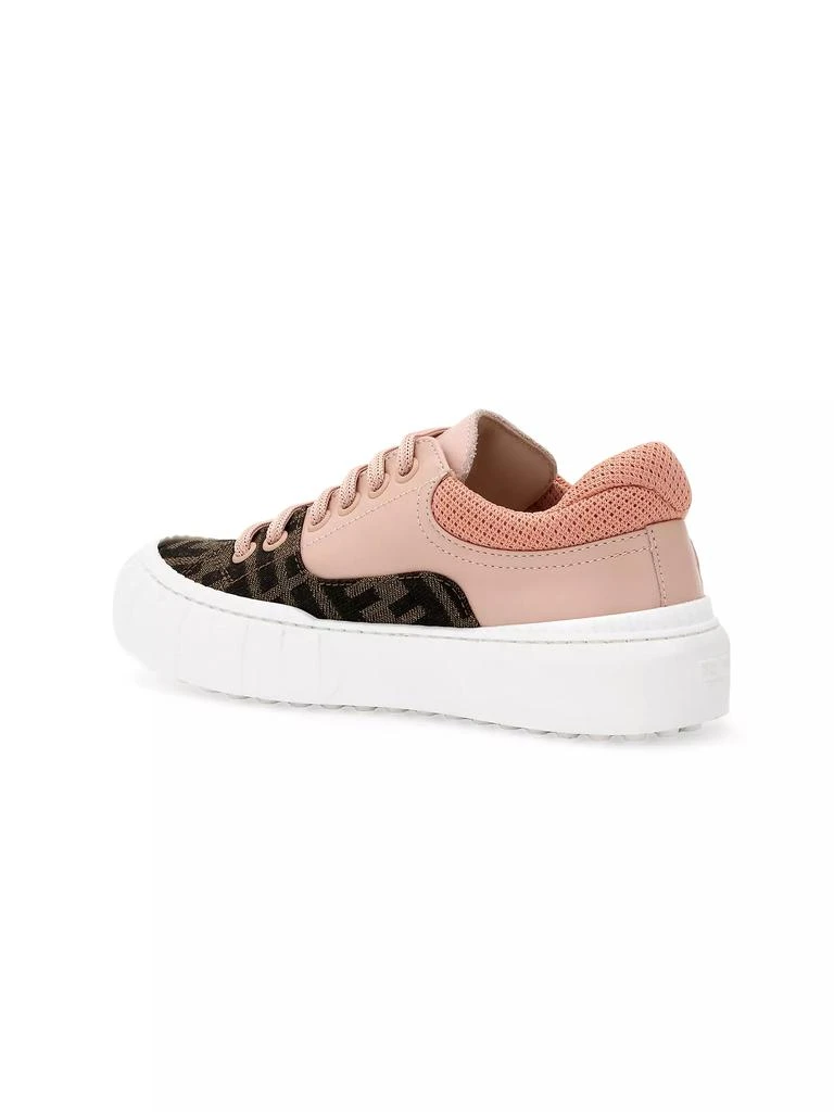 商品Fendi|Little Kid's & Kid's Logo Force Low-Top Sneakers,价格¥2415,第2张图片详细描述