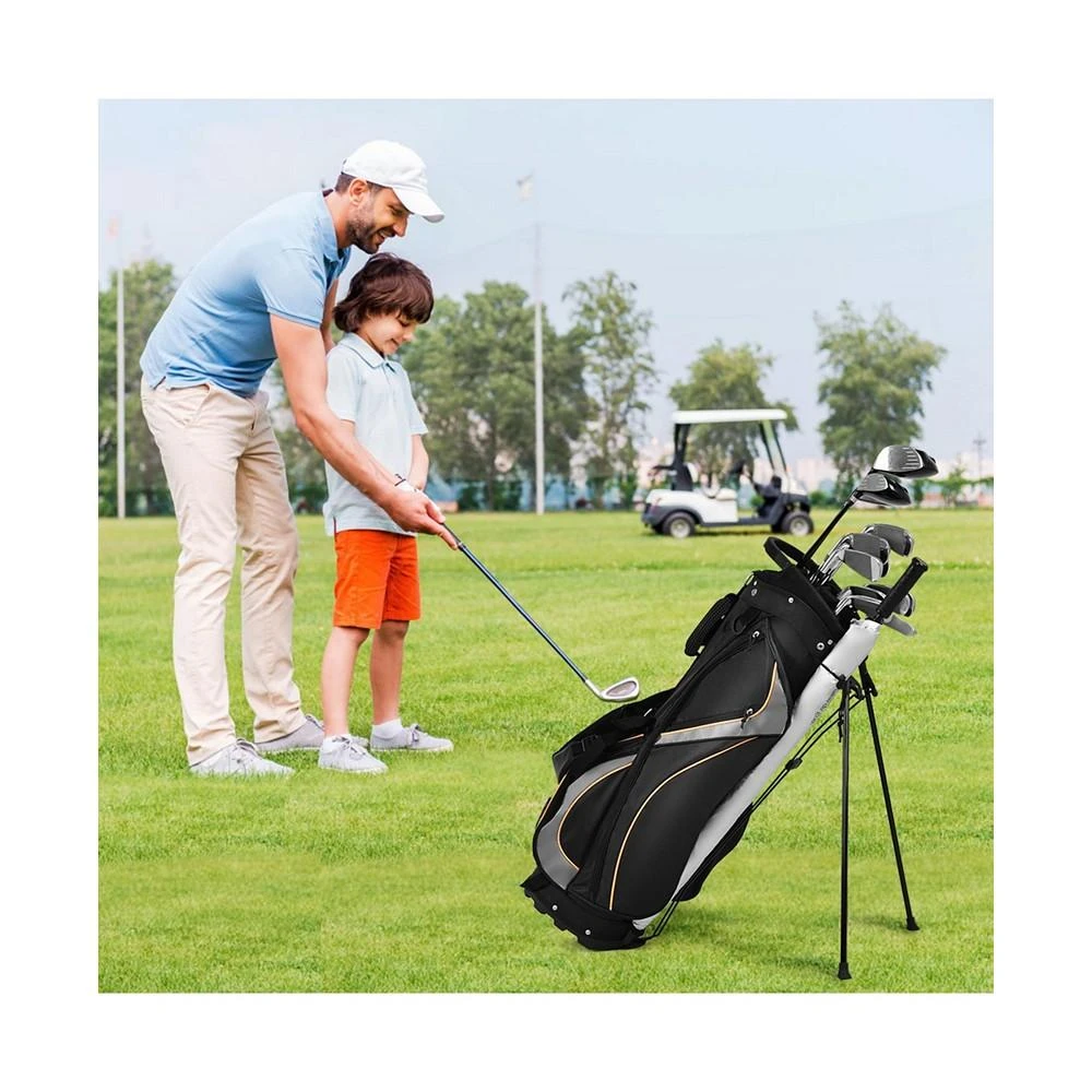 商品Costway|Golf Stand Bag Portable Lightweight Golf Carry Club Bag,价格¥799,第2张图片详细描述