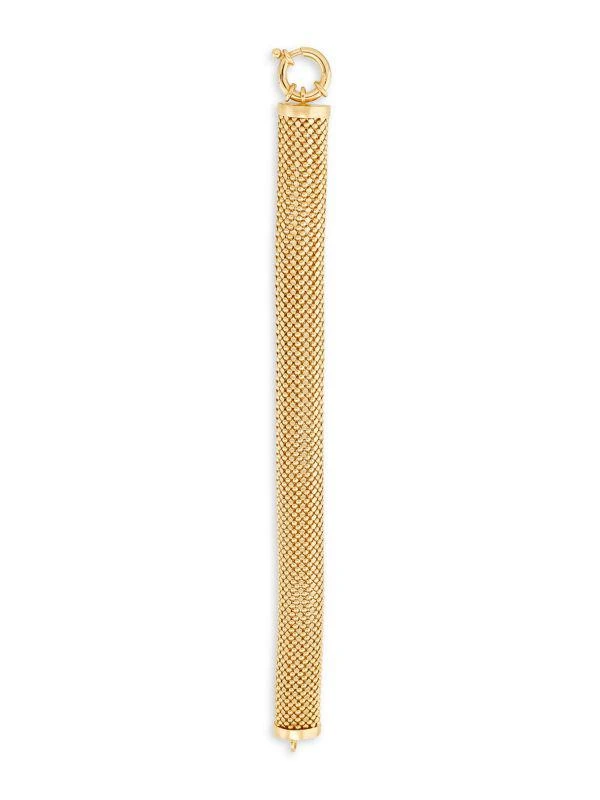 商品Saks Fifth Avenue|14K Goldplated Woven Bracelet,价格¥2329,第2张图片详细描述