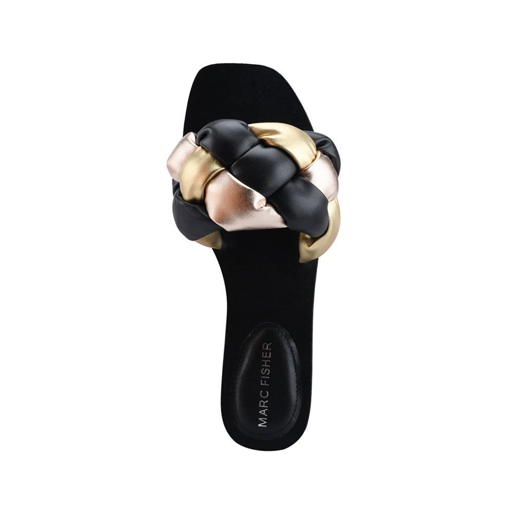 商品Marc Fisher|Women's Bolier Braided Slide Sandals,价格¥344,第6张图片详细描述