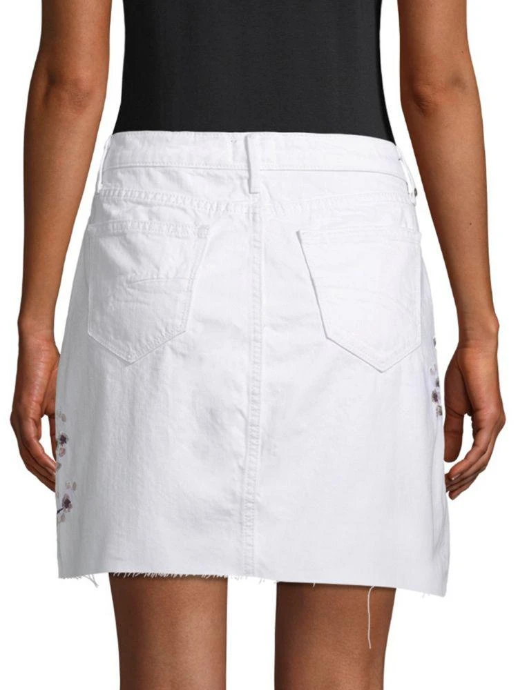 商品Driftwood|Stef Embroidered Denim Skirt,价格¥198,第2张图片详细描述