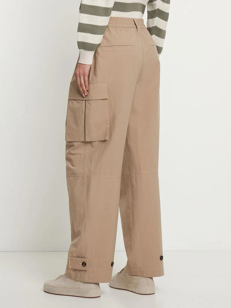 商品Brunello Cucinelli|Cotton Poplin Wide Cargo Pants,价格¥10087,第2张图片详细描述