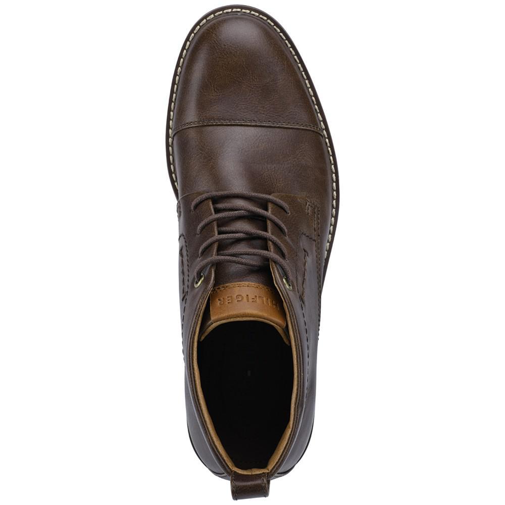 商品Tommy Hilfiger|Men's Gibby Faux-Leather Cap-Toe Chukka Boots,价格¥351,第5张图片详细描述