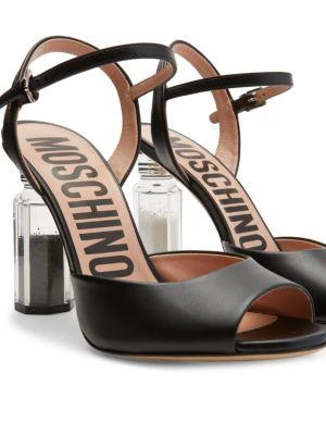 Salt & Pepper Shaker Heel Ankle Strap Sandals 商品