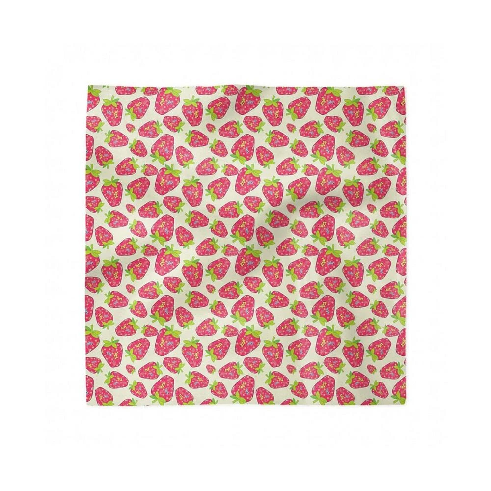 商品Ambesonne|Strawberry Set of 4 Napkins, 12" x 12",价格¥313,第2张图片详细描述