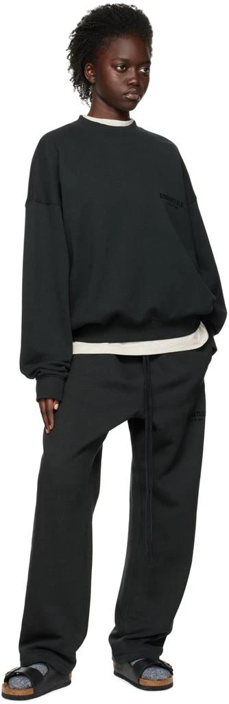 商品Essentials|Black Crewneck Sweatshirt,价格¥630,第4张图片详细描述