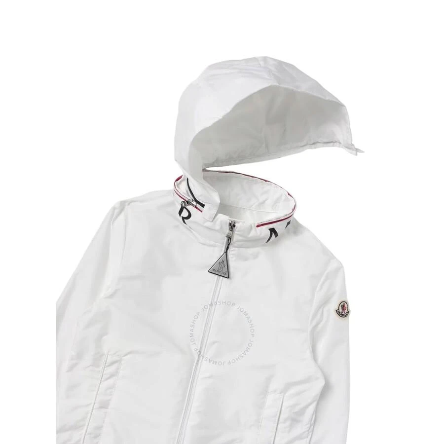 商品Moncler|Kids White Aidrian Detachable Hood Jacket,价格¥738,第3张图片详细描述