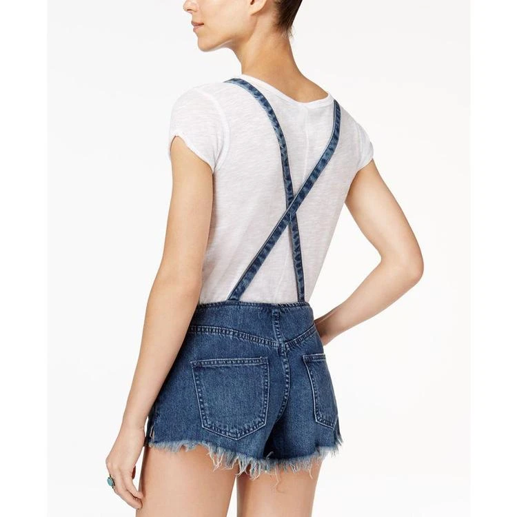 商品Free People|Cotton Denim Shortalls,价格¥659,第3张图片详细描述