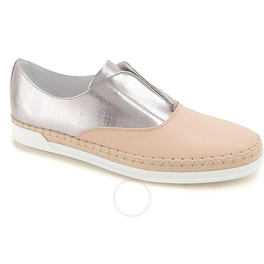 商品Tod's|Ladies Slip on Sneakers with Mettalic Effect in Light/Metal Gold,价格¥1086,第2张图片详细描述