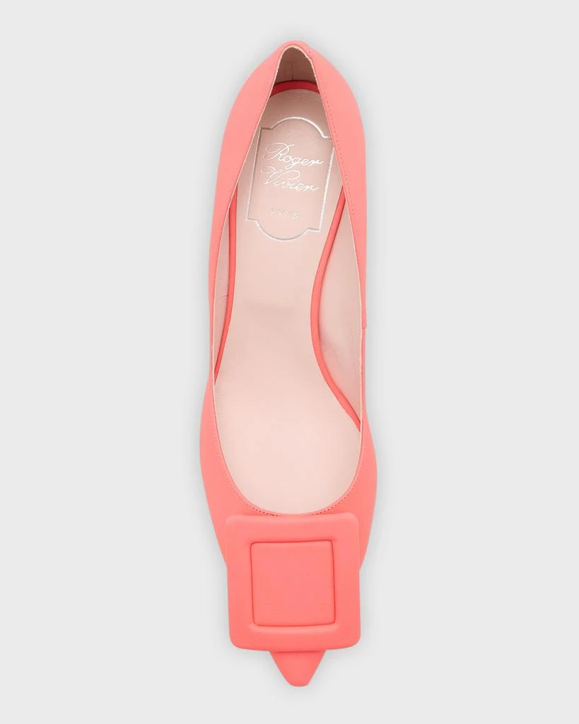 商品Roger Vivier|Viv In The City Leather Buckle Pumps,价格¥6864,第5张图片详细描述