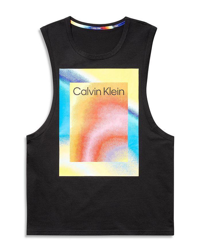 商品Calvin Klein|Reimagined Heritage Pride Iridescent Rainbow Tank Top,价格¥179,第7张图片详细描述