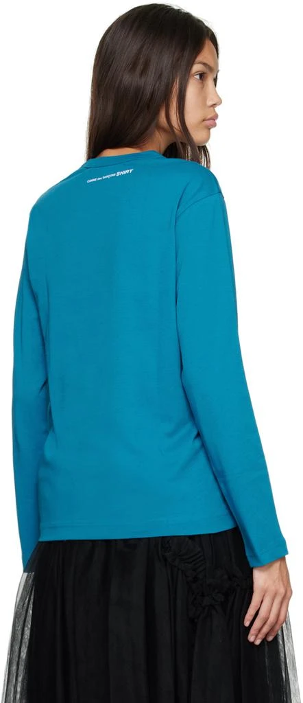 商品Comme des Garcons|Blue Printed Long Sleeve T-Shirt,价格¥307,第3张图片详细描述