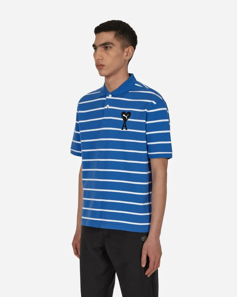 商品Puma|AMI Polo Shirt Blue,价格¥379,第2张图片详细描述