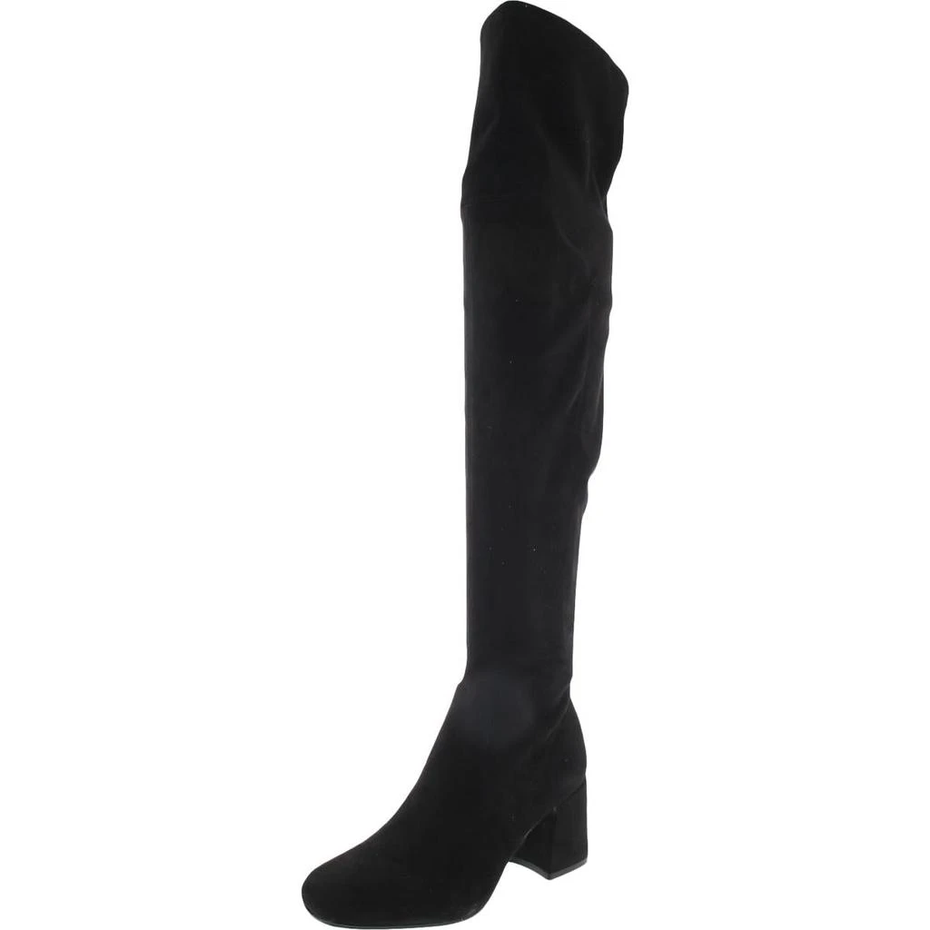 商品Nine West|Nine West Womens Blocky 02 Suede Pull-On Knee-High Boots,价格¥383,第1张图片