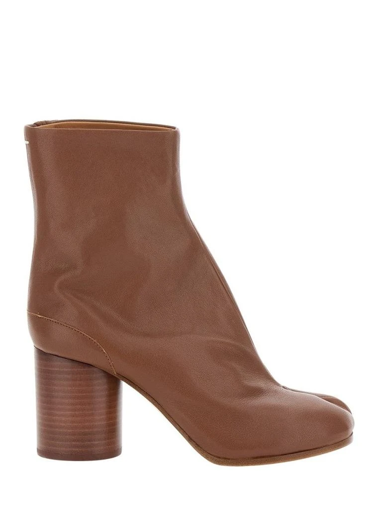 商品MAISON MARGIELA|Tabi' Brown Leather High Heel Ankle Boots,价格¥7644,第1张图片