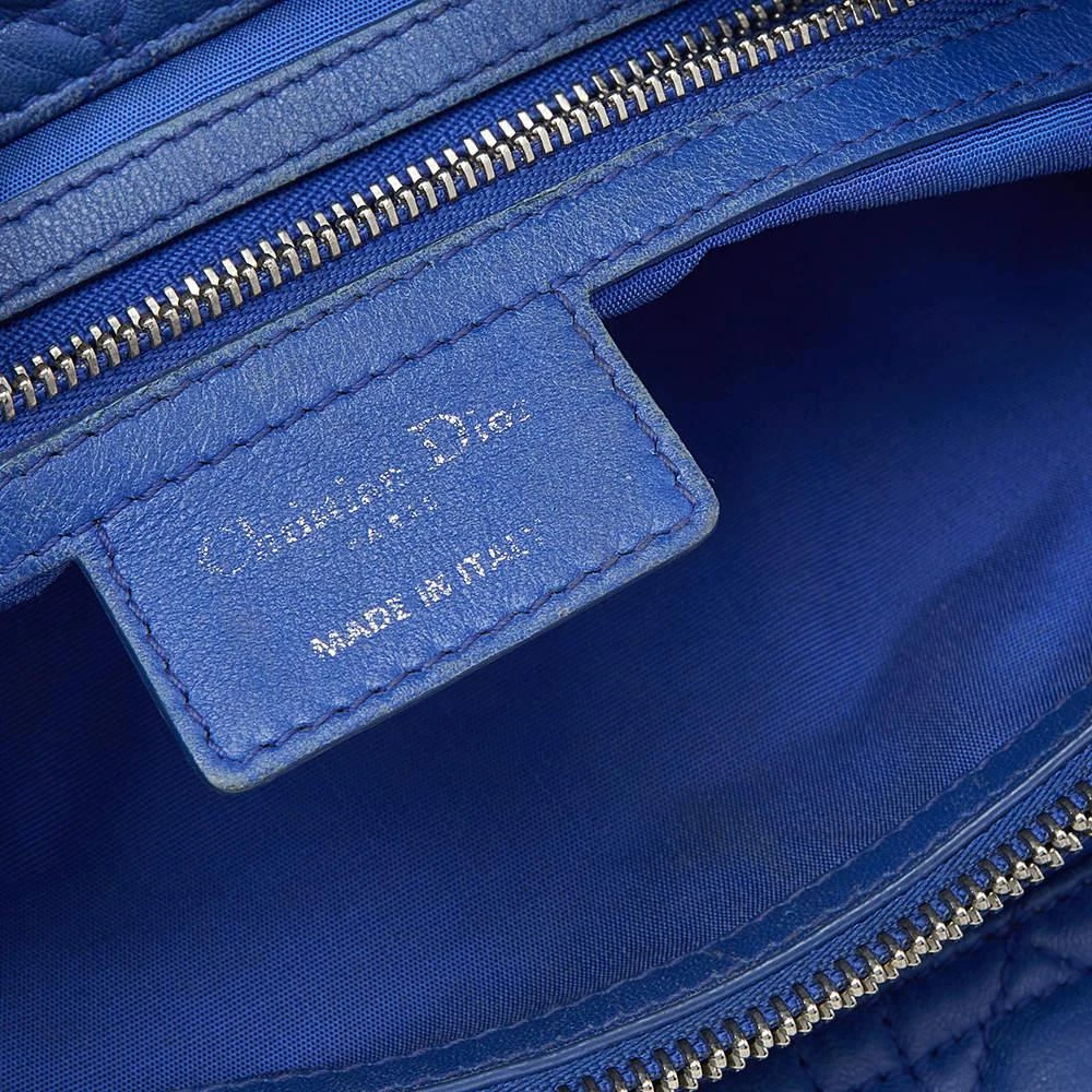 Dior Blue Cannage Leather Large Soft Lady Dior Shopping Tote 商品